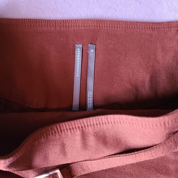 Anthropologie Brown Belted Pencil Skirt - Picture 14 of 15